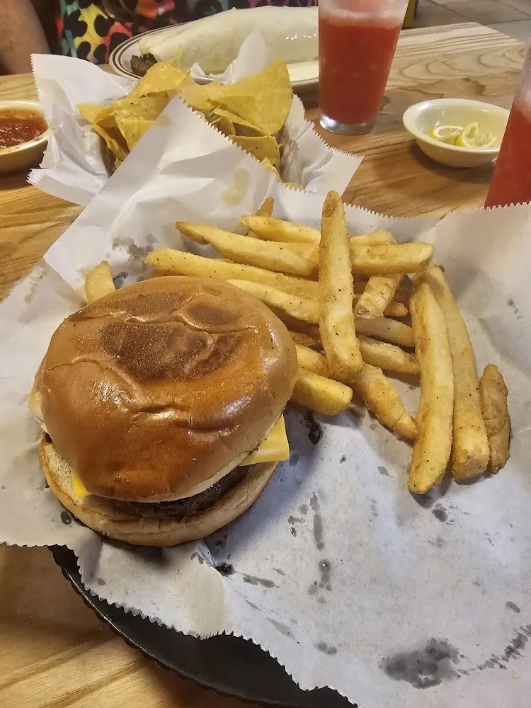 Cheeseburger and Fries