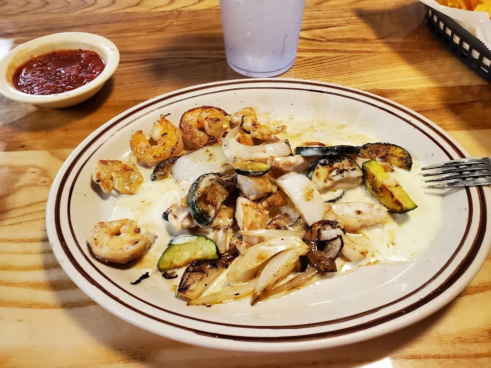 Griller Lunch with Zucchini and Onion Without Rice
