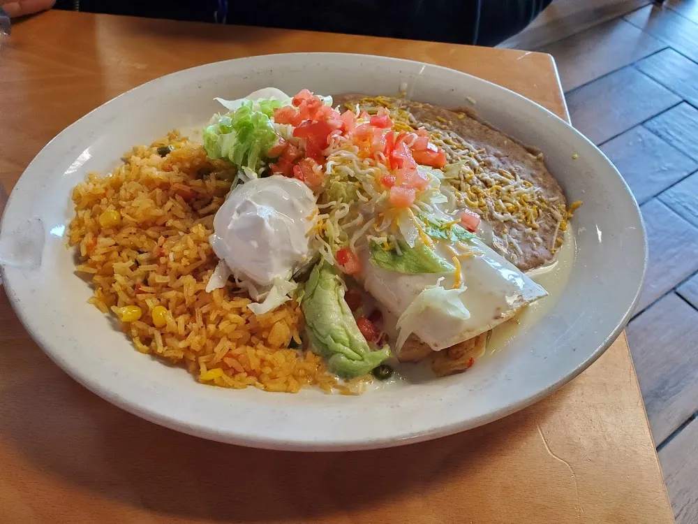 Lunch Chicken Burrito